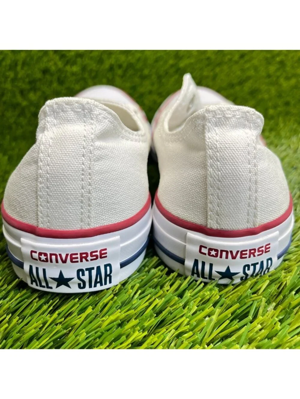 Converse Chuck Taylor All Star Low Womens Size 7 White Athletic Shoes Sneakers